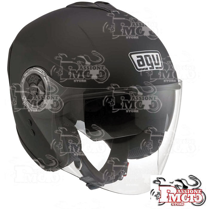 Casco AGV Fiberlight Mono Matt Black