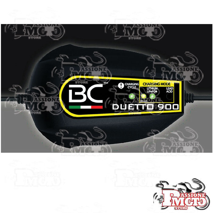 Caricabatteria-Manutentore BC Duetto 900 + adatt. accendisig.