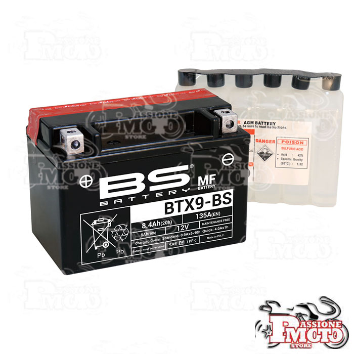 Batteria BS Battery YTX9-BS (BTX9-BS)
