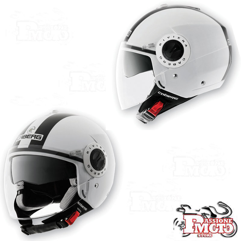 Casco Caberg Riviera V2+ White-Black