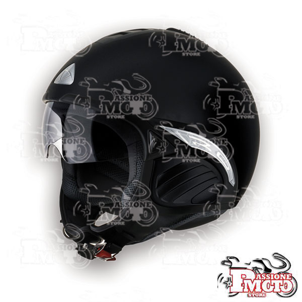 Casco Jet Airoh Troy Black Matt