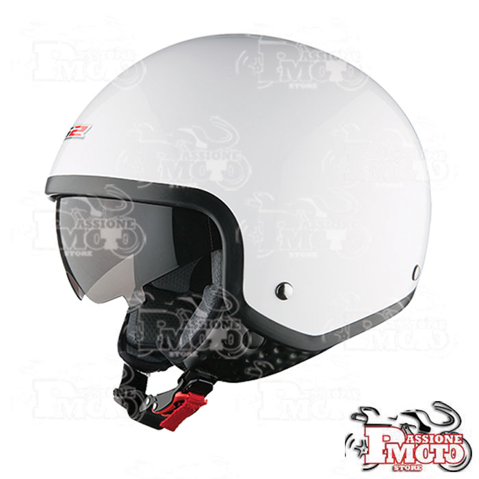 Casco Jet LS2 OF561 Wave Solid White