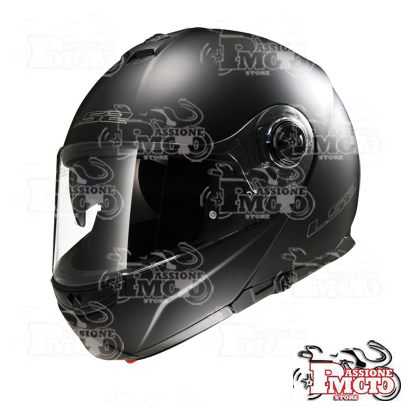 Casco Modulare LS2 Strobe FF325 Solid Matt Black