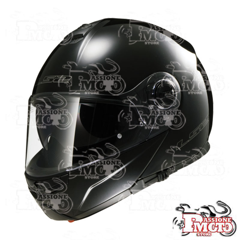 Casco Modulare LS2 FF325 Strobe Solid Gloss Black