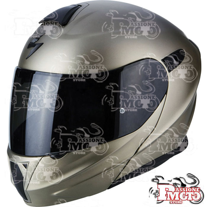 Casco Modulare Scorpion Exo 920 Solid Matt Titanium